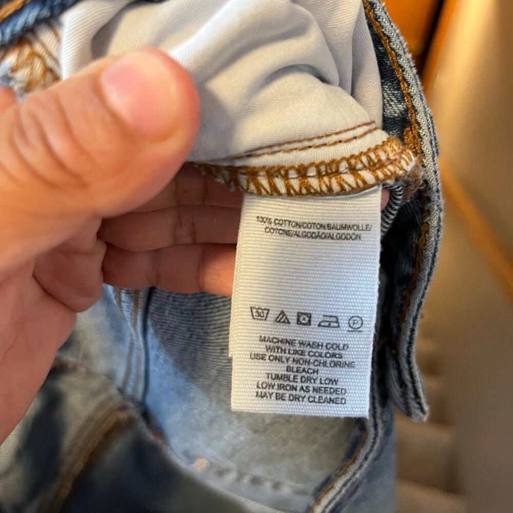 Free People Patchwork High-Rise Jeans Size‎ 29 Boho Y2K - Picture 3 of 7